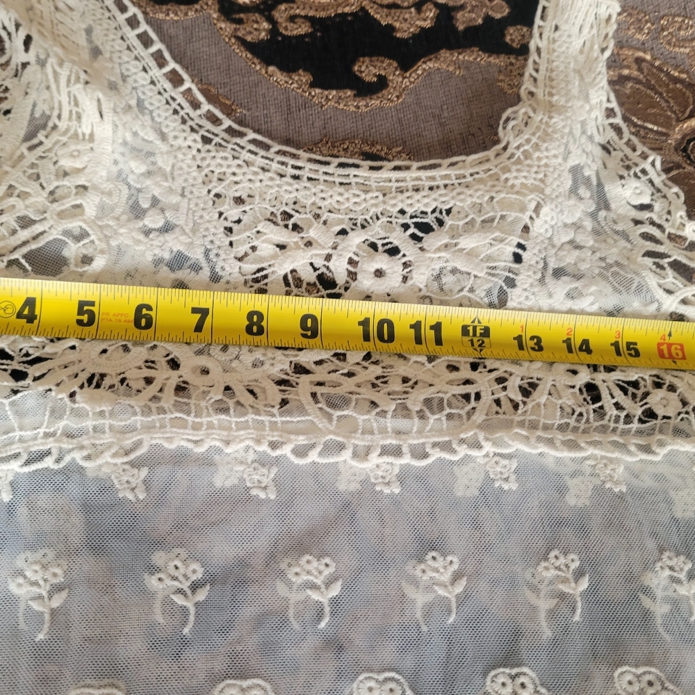 Boho Lace Maxi Dress in Ivory - Lightweight & Feminine - Picture 10 of 16